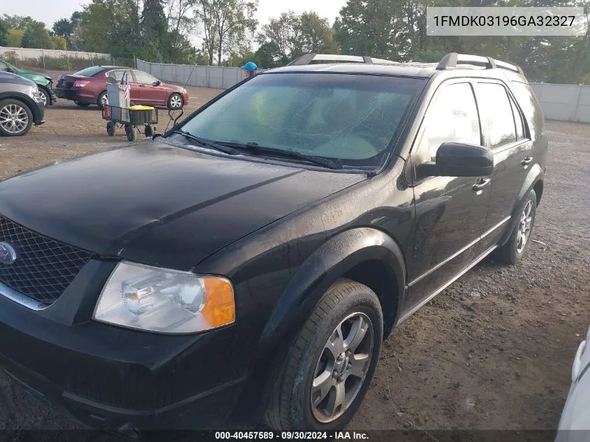 2006 Ford Freestyle Limited VIN: 1FMDK03196GA32327 Lot: 40457589