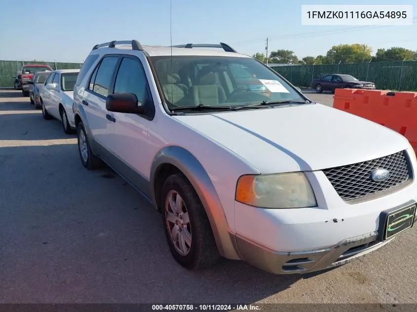 1FMZK01116GA54895 2006 Ford Freestyle Se