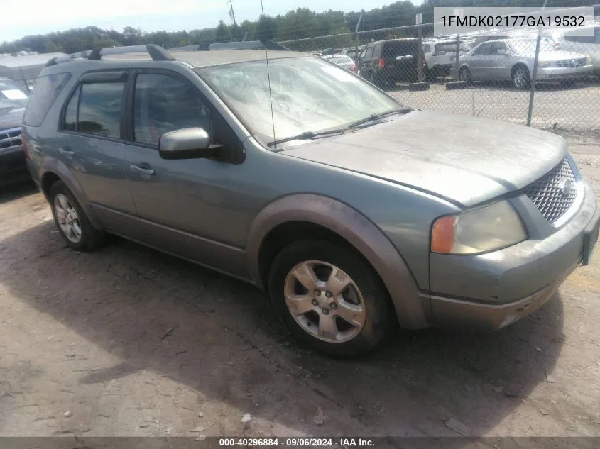 2007 Ford Freestyle Sel VIN: 1FMDK02177GA19532 Lot: 40296884