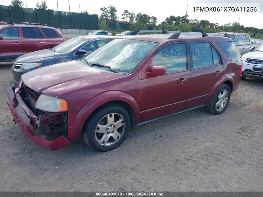 2007 Ford Freestyle Limited VIN: 1FMDK061X7GA11256 Lot: 40493610