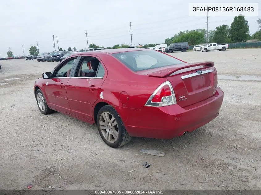 3FAHP08136R168483 2006 Ford Fusion Sel