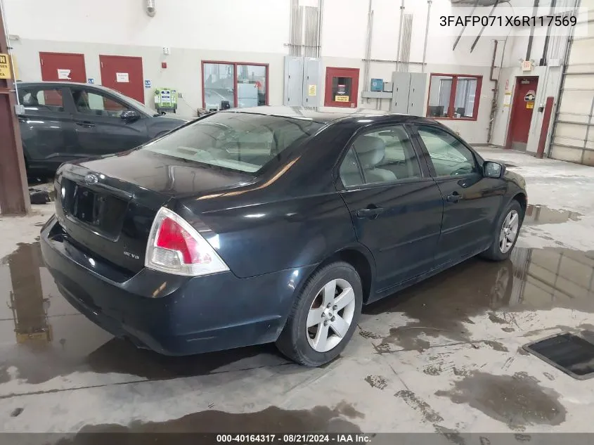 3FAFP071X6R117569 2006 Ford Fusion Se