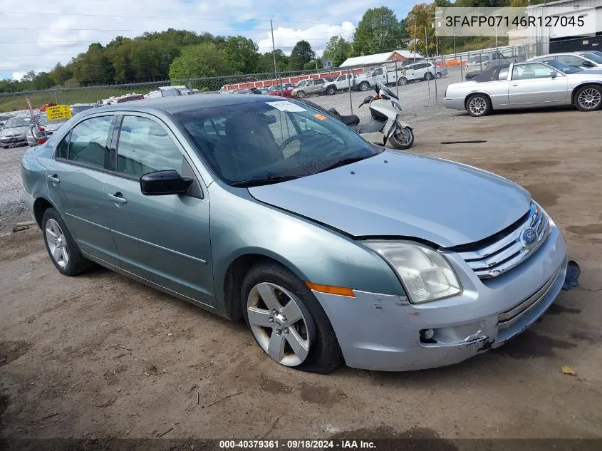 2006 Ford Fusion Se VIN: 3FAFP07146R127045 Lot: 40379361