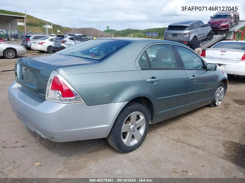 2006 Ford Fusion Se VIN: 3FAFP07146R127045 Lot: 40379361