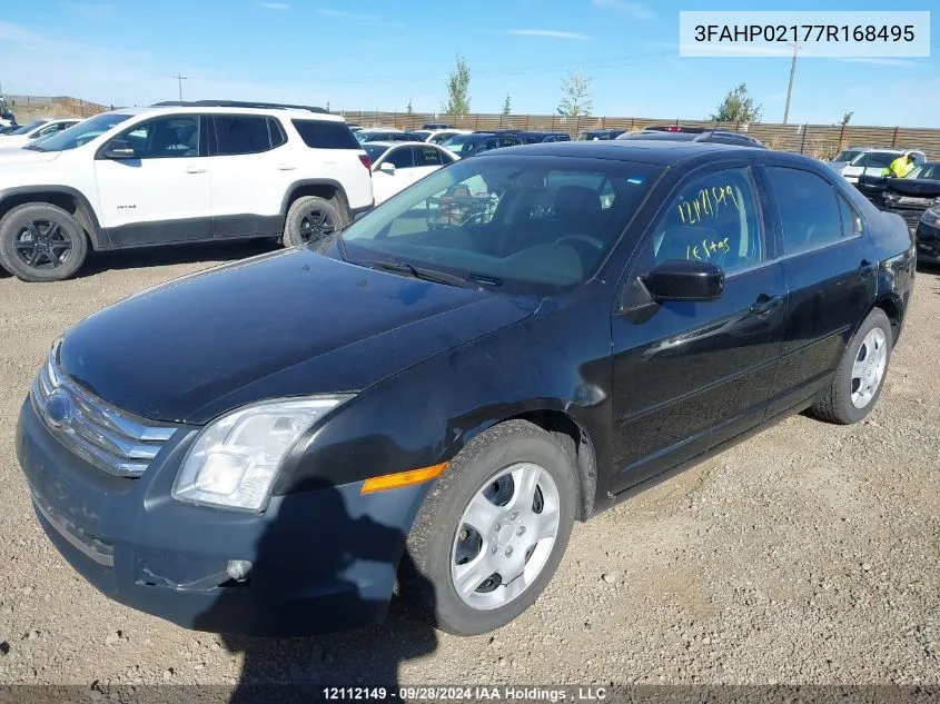 2007 Ford Fusion Sel VIN: 3FAHP02177R168495 Lot: 12112149