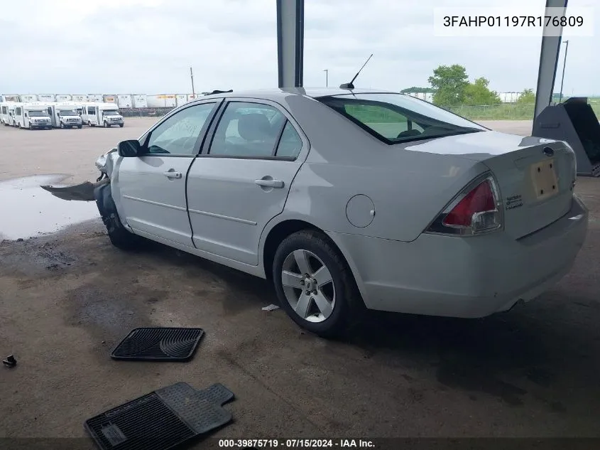 2007 Ford Fusion Se VIN: 3FAHP01197R176809 Lot: 39875719