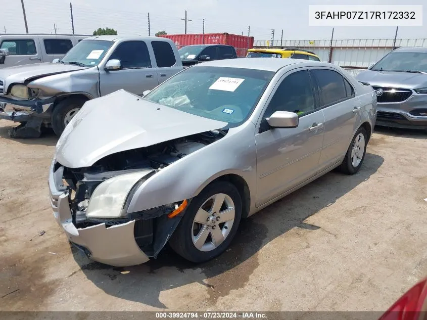 3FAHP07Z17R172332 2007 Ford Fusion Se