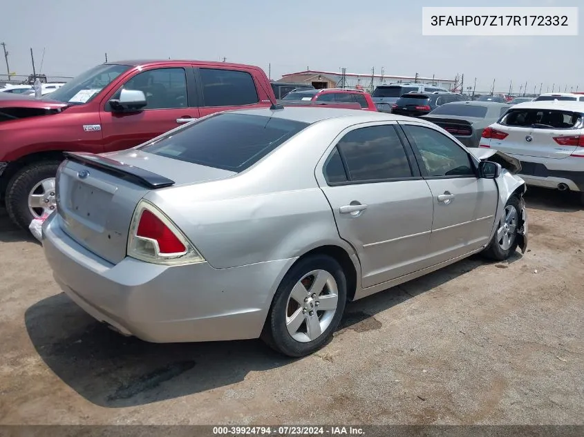 3FAHP07Z17R172332 2007 Ford Fusion Se