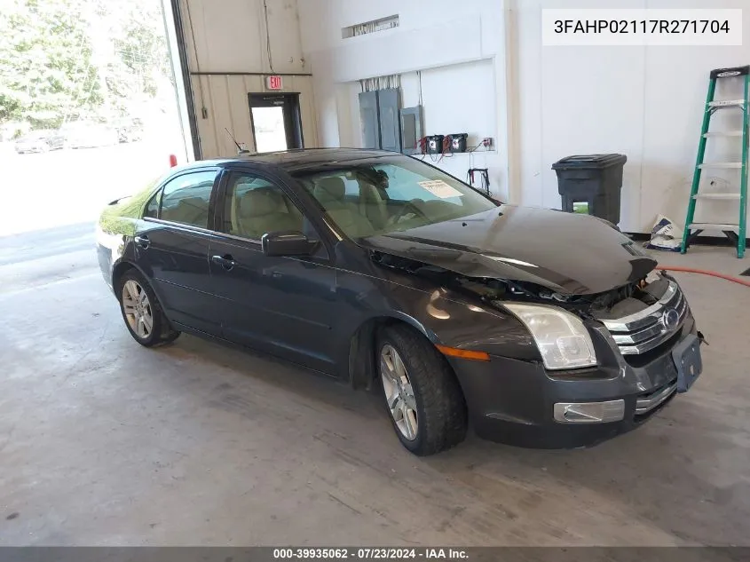 3FAHP02117R271704 2007 Ford Fusion Sel