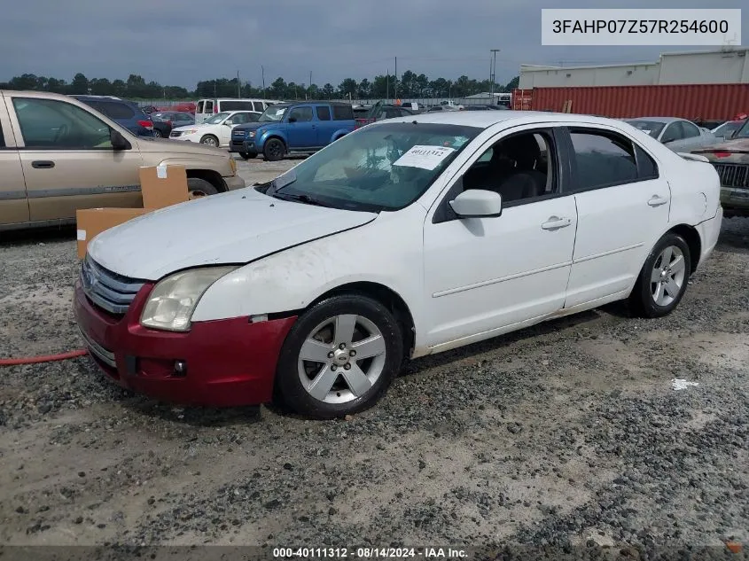 3FAHP07Z57R254600 2007 Ford Fusion Se