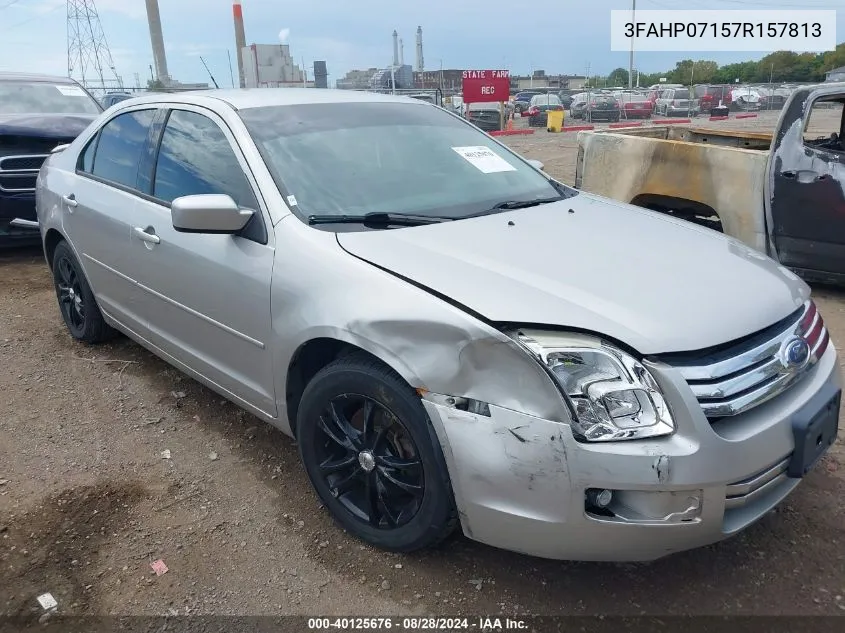 2007 Ford Fusion Se VIN: 3FAHP07157R157813 Lot: 40125676