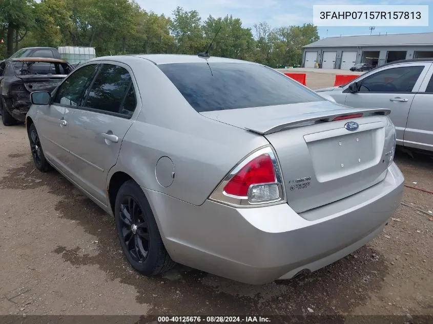 2007 Ford Fusion Se VIN: 3FAHP07157R157813 Lot: 40125676