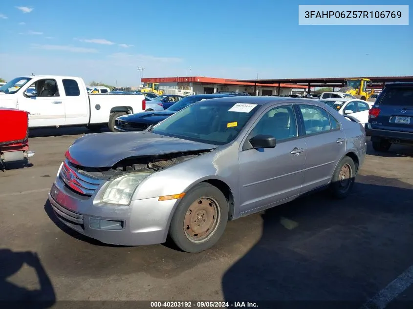 3FAHP06Z57R106769 2007 Ford Fusion S