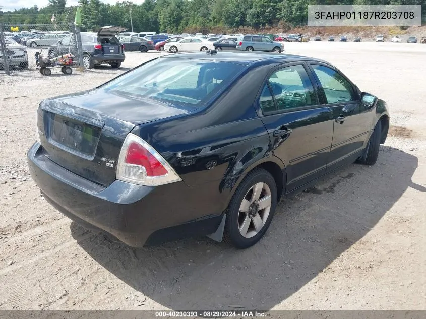 3FAHP01187R203708 2007 Ford Fusion Se