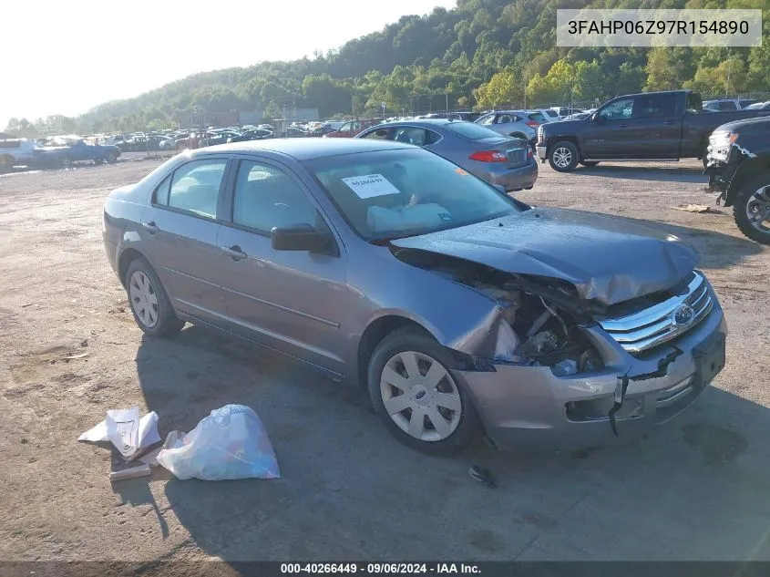 3FAHP06Z97R154890 2007 Ford Fusion S