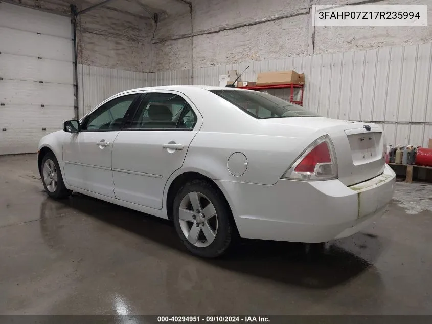 3FAHP07Z17R235994 2007 Ford Fusion Se