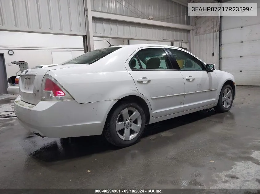 3FAHP07Z17R235994 2007 Ford Fusion Se