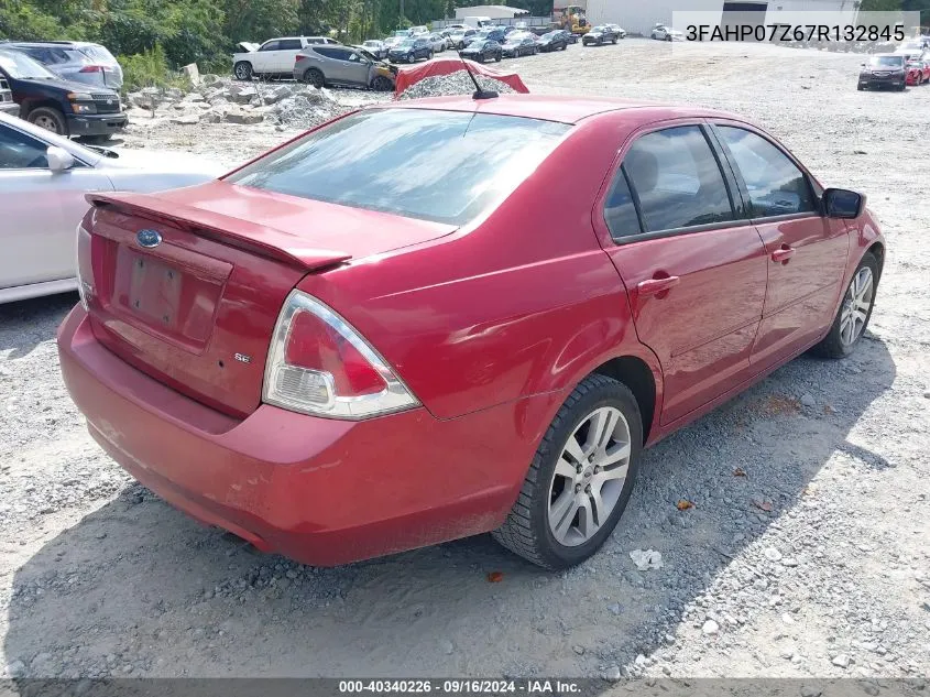 3FAHP07Z67R132845 2007 Ford Fusion Se