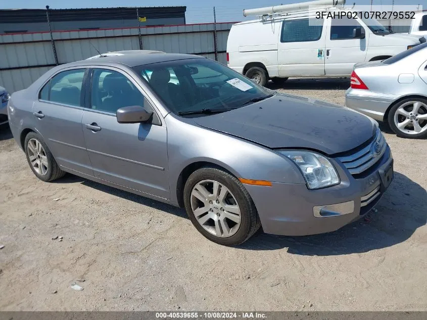 3FAHP02107R279552 2007 Ford Fusion Sel