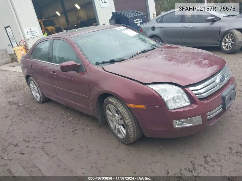 2007 Ford Fusion Sel VIN: 3FAHP02157R176675 Lot: 40793858