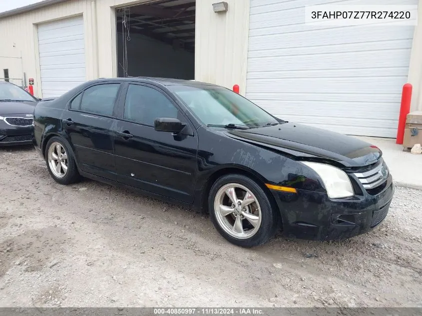 3FAHP07Z77R274220 2007 Ford Fusion Se