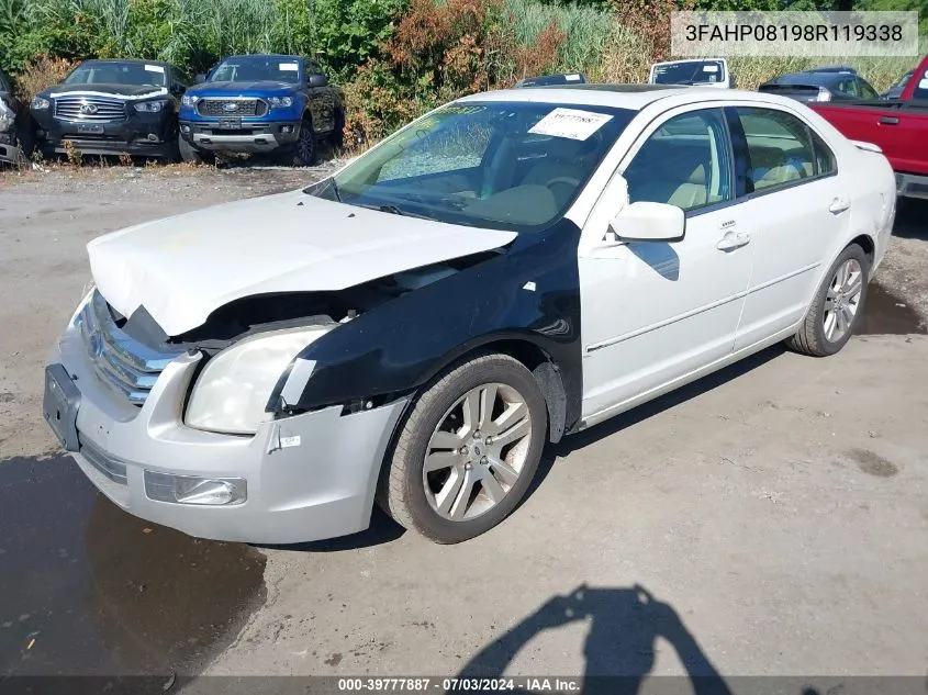 3FAHP08198R119338 2008 Ford Fusion Sel