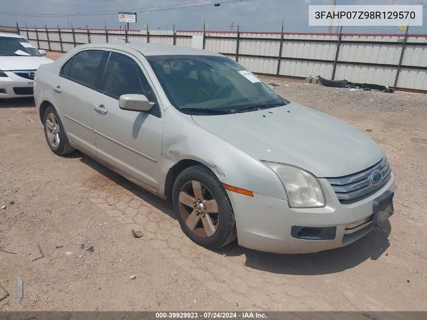 3FAHP07Z98R129570 2008 Ford Fusion Se