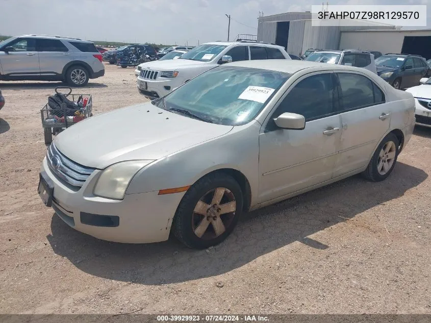 3FAHP07Z98R129570 2008 Ford Fusion Se