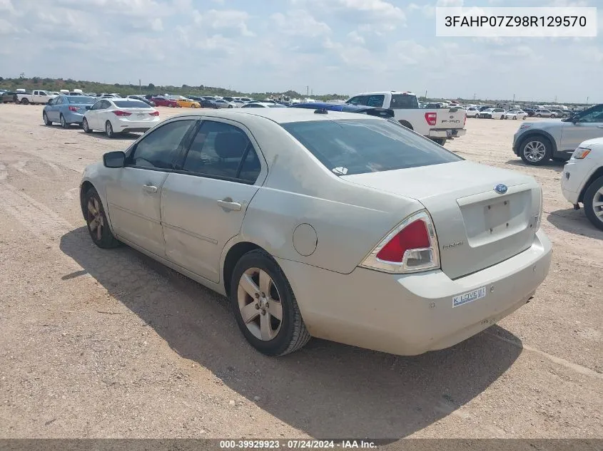 3FAHP07Z98R129570 2008 Ford Fusion Se