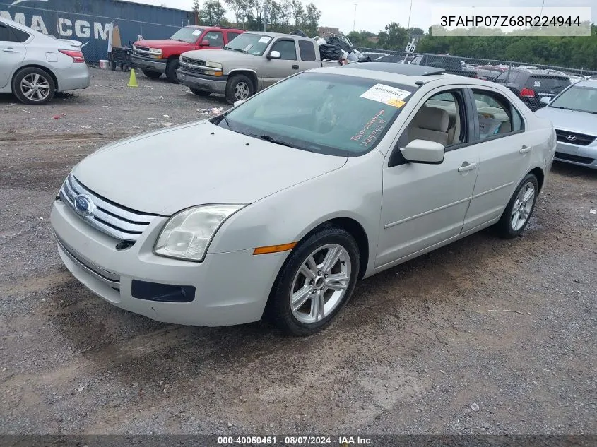 3FAHP07Z68R224944 2008 Ford Fusion Se