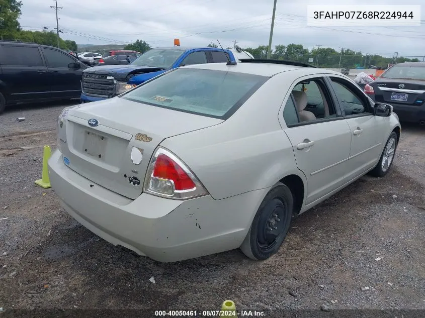 3FAHP07Z68R224944 2008 Ford Fusion Se