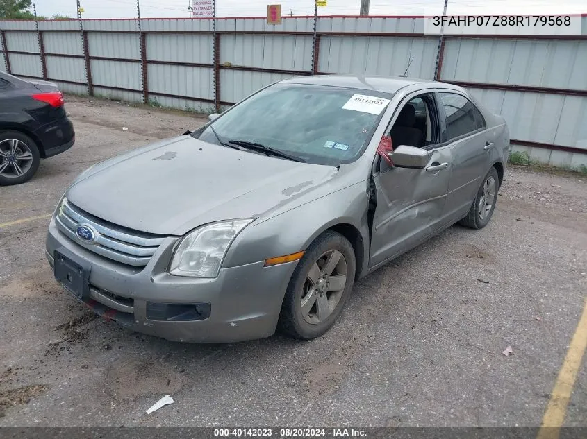 2008 Ford Fusion Se VIN: 3FAHP07Z88R179568 Lot: 40142023