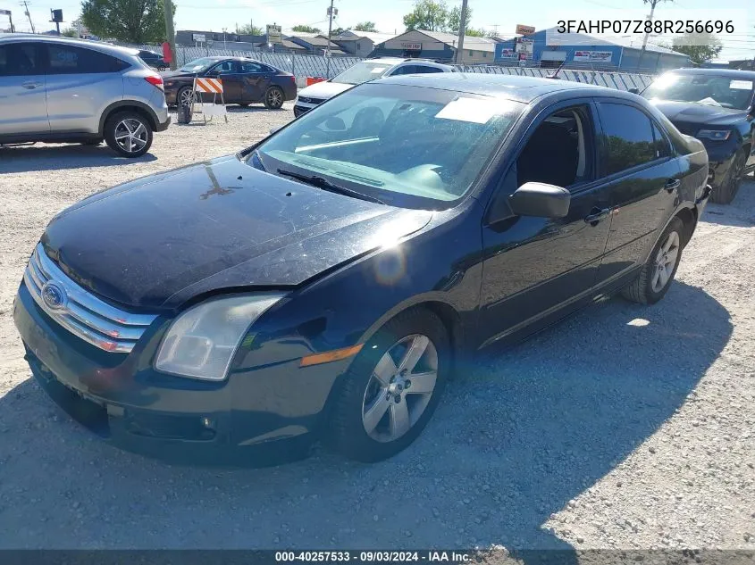 2008 Ford Fusion Se VIN: 3FAHP07Z88R256696 Lot: 40257533