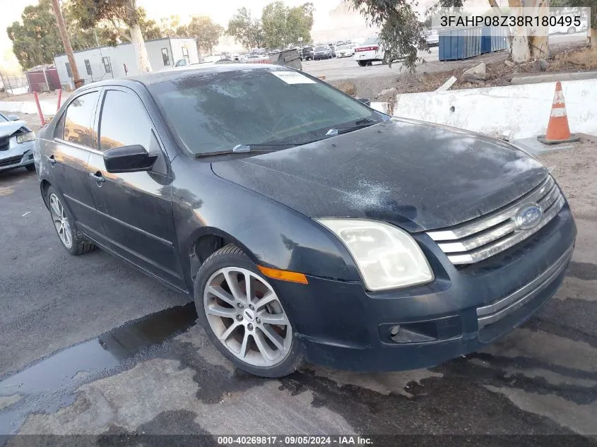 2008 Ford Fusion Sel VIN: 3FAHP08Z38R180495 Lot: 40269817