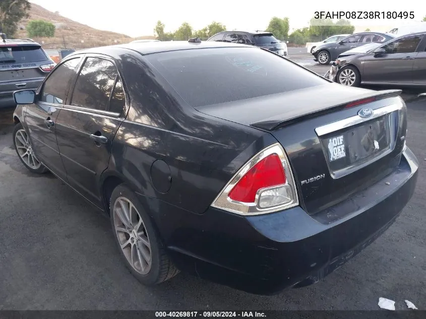 3FAHP08Z38R180495 2008 Ford Fusion Sel