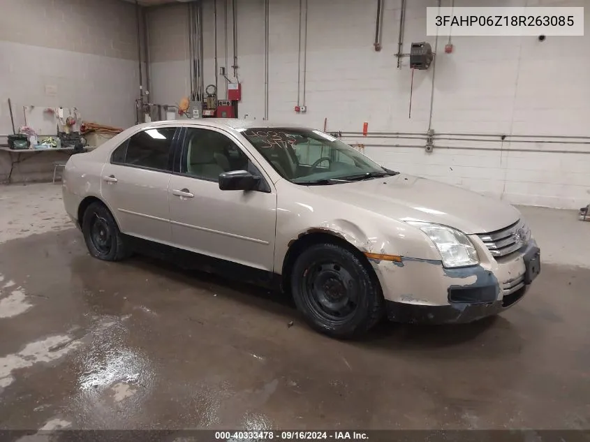 3FAHP06Z18R263085 2008 Ford Fusion S