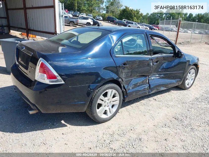 3FAHP08158R163174 2008 Ford Fusion Sel