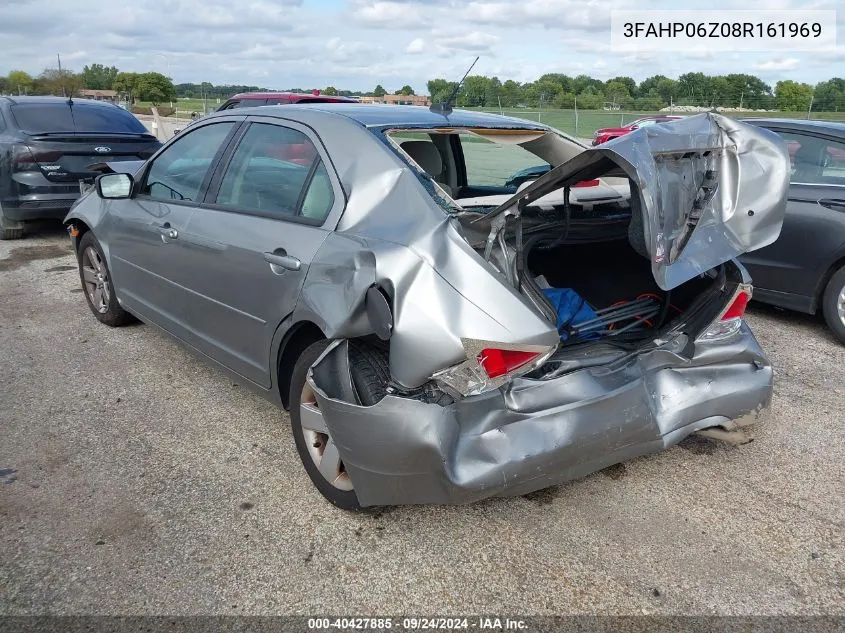 2008 Ford Fusion S VIN: 3FAHP06Z08R161969 Lot: 40427885