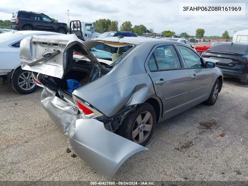 2008 Ford Fusion S VIN: 3FAHP06Z08R161969 Lot: 40427885