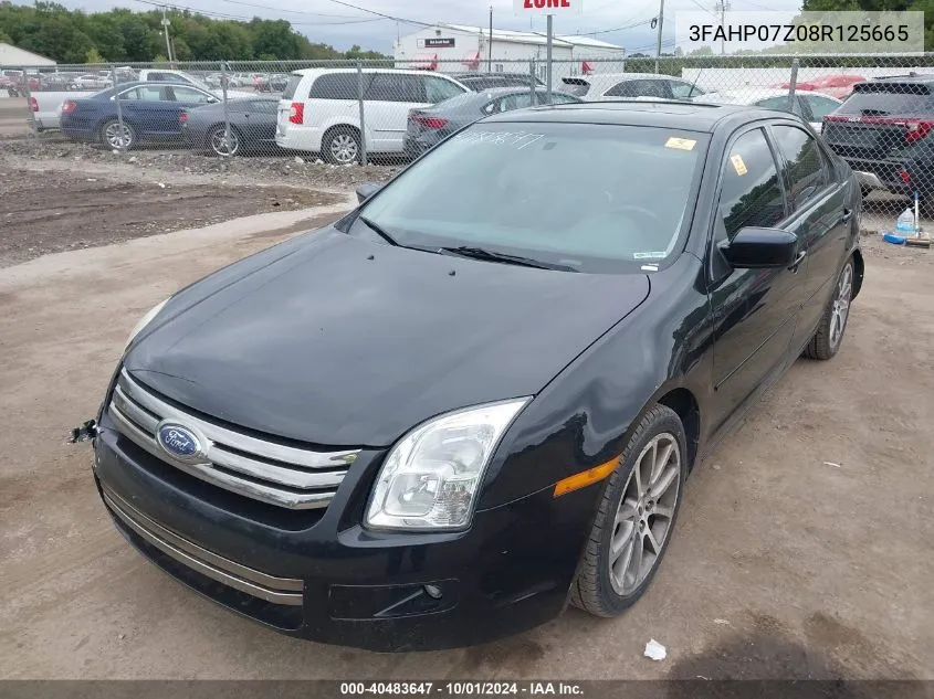 3FAHP07Z08R125665 2008 Ford Fusion Se