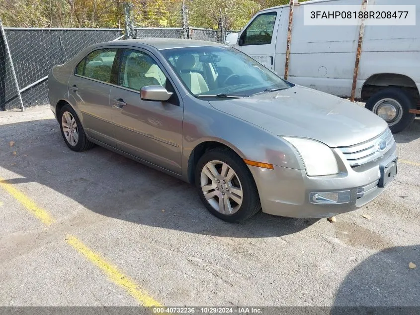 3FAHP08188R208477 2008 Ford Fusion Sel