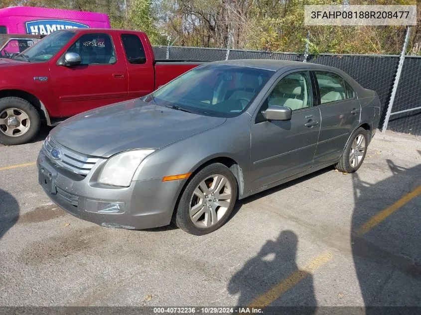 3FAHP08188R208477 2008 Ford Fusion Sel