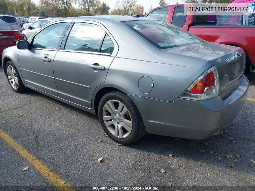 3FAHP08188R208477 2008 Ford Fusion Sel