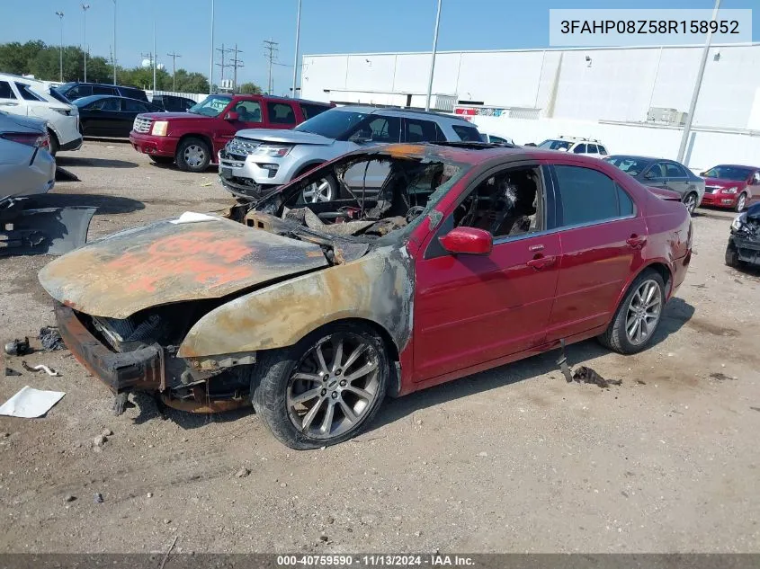 3FAHP08Z58R158952 2008 Ford Fusion Sel