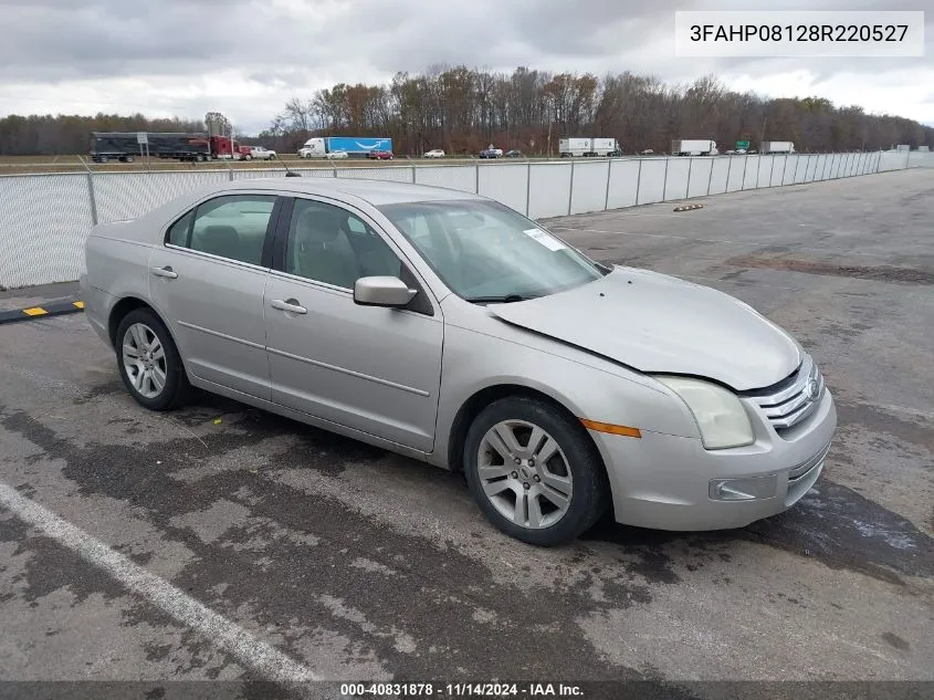 2008 Ford Fusion Sel VIN: 3FAHP08128R220527 Lot: 40831878