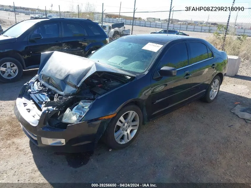 2009 Ford Fusion Sel VIN: 3FAHP08Z29R218090 Lot: 39256650