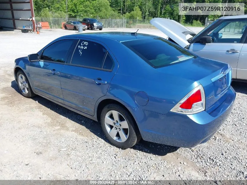 3FAHP07Z59R120916 2009 Ford Fusion Se