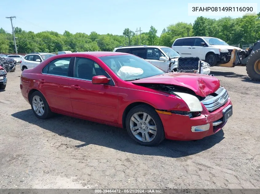 2009 Ford Fusion Sel VIN: 3FAHP08149R116090 Lot: 39464472