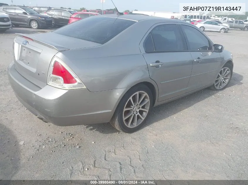 3FAHP07Z19R143447 2009 Ford Fusion Se