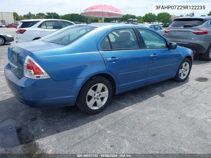 3FAHP07Z29R122235 2009 Ford Fusion Se